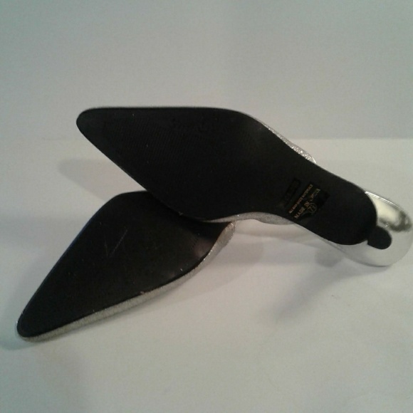 Frist Sight Silver Glittery Flats. - Picture 7 of 7